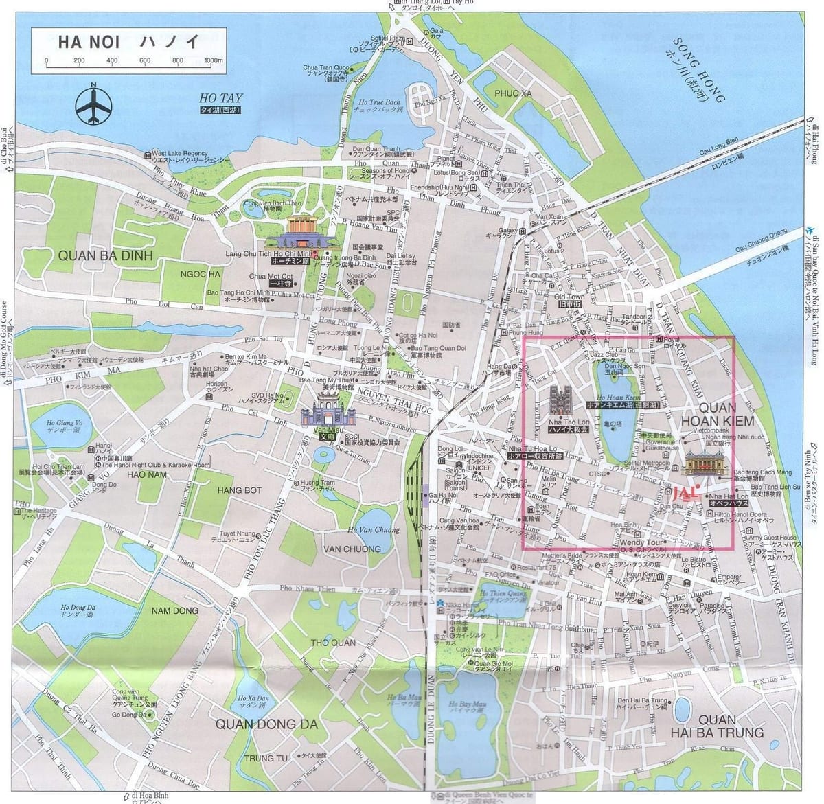 Karta över gay hanoi