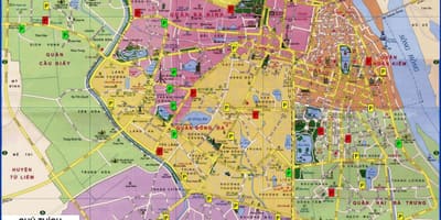 Hanoi på kartan